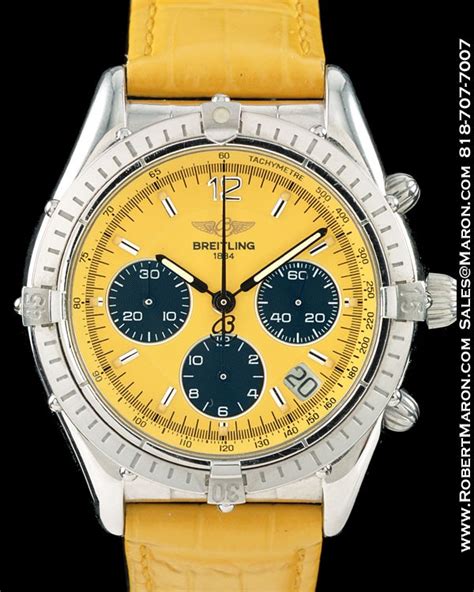 breitling 1.460 chrono cockpit|breitling cockpit chronograph yellow.